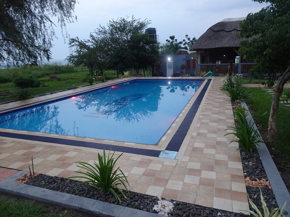 Swimming pool at Ikorom Safari Lodge